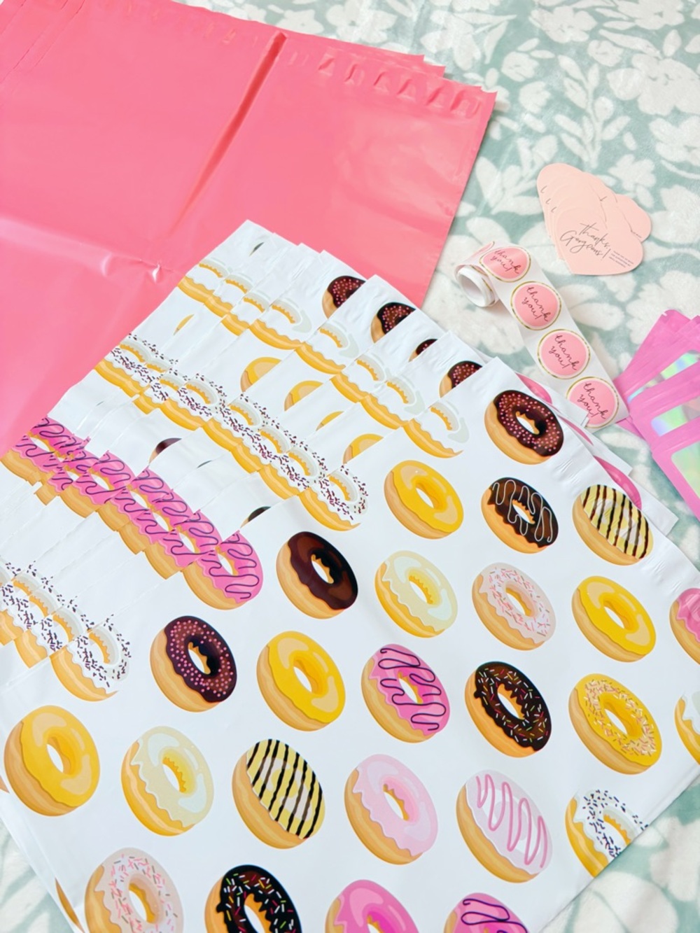 75 Piece Pink Donut Shipping Supply Bundle 🍩💕 - Picture 3 of 4
